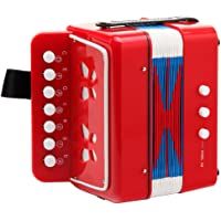 Classic Cantabile Bambino acordeon para niños- rojo- 2 bajos